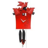 Cuckoo Clock - Romba Laser Color KB12-3 Modern Black Forest Cuckoo Clock, 3rd Generation Rombach & Haas